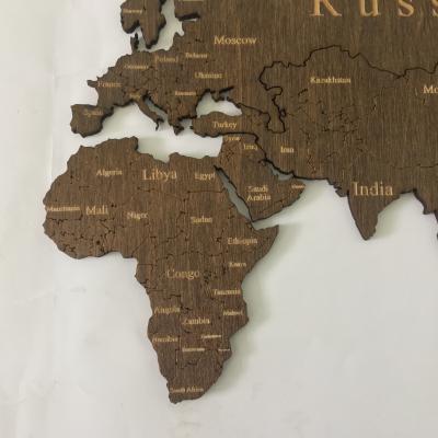 карта мира на стену